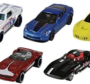 Hot Wheels 5-Car Pack of 1:64 Scale Vehicles, Gift for Collectors & Kids Ages 3 Years Old & Up (Styles May Vary), 1806