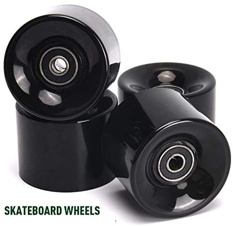 RaceBon 60mm Longboard Skateboard Wheels Hardness 78A Polyurethane Cruising Wheel Free 608 Bearings and Spacers Set of 4 - Image 4
