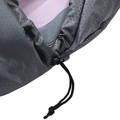 SONGMICS Wide Camping Sleeping Bag with Compression Sack, Ideal Temp 5-15°C, 3-4 Seasons, Easy to Carry, Lightweight, Compact, for Camping, Hiking, Travelling - Image 9