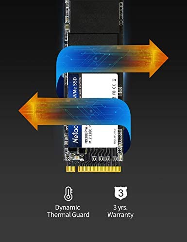 Netac Internal NVMe SSD 250GB, M.2 2280 PCIe, Gaming Internal Solid State Drive, 3D NAND Flash, for Game Loading, Office, Video Clip and Design - Image 5