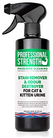 Professional Strength Cat Urine Destroyer, A powerful Solution to Rid your Home of the Smell of Cat Urine and Prevent Future Territory Marking