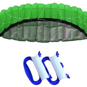 Perfeclan Dual Line Parachute, Bright Color Stunt Power Flying Kite Outdoor 2.5 meters Kite Lines Surfing Parafoil Fun Beach Sport Toy for Adults Junior