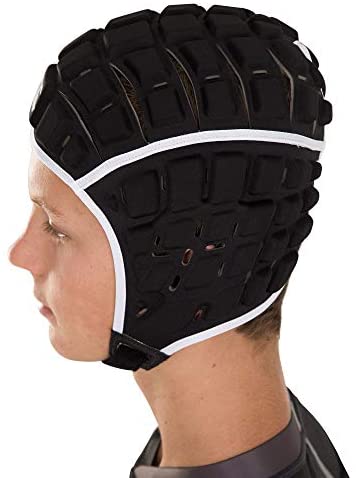 Canterbury CCC Rugby Raze Headguard, Scrum Cap, Full Coverage, Soft-Edged Chin Strap, Designed Holes Aid Ventilation, Foam Padding, Black - Image 7