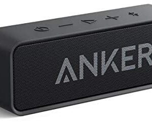 Bluetooth Speaker, Anker Soundcore Speaker Upgraded Version with 24H Playtime, Stereo Sound, BassUp Technology, 66ft Bluetooth Range, Built-In Mic, Portable Wireless Speaker for iPhone, Samsung