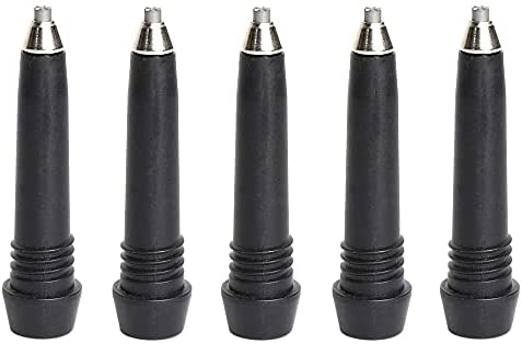 5 Pieces Alpenstock Replacement Rod Tip Carbon Tungsten Steel Alpenstock Tip Alpenstock Protectors Rod Replacement Alpenstock Head Cover for Hiking Walking Trekking Hiking Poles
