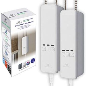 Ajax Online Blind Engine Motor– Smart WIFI Blinds Motor for Roller, Horizontal blinds, and curtains with pull cords & side mechanism. Compatible with Alexa,Google Home and Apple Siri Using Shortcuts.