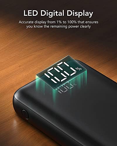 Charmast Power Bank with Led Display 23800mAh Quick Charge 3.0 PD 20W USB C Battery Pack Power Delivery Portable Charger Compatible with Smartphones Tablets and More - Image 4
