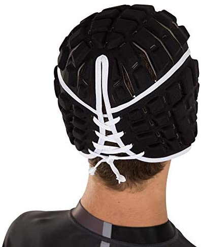 Canterbury CCC Rugby Raze Headguard, Scrum Cap, Full Coverage, Soft-Edged Chin Strap, Designed Holes Aid Ventilation, Foam Padding, Black - Image 6