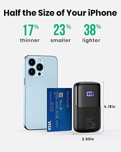 INIU Power Bank, 22.5W Fast Charging 10000mAh USB C Input/Output Portable Charger, PD3.0 QC4.0 Mini Portable Battery Bank USB C with Holder for iPhone 13 12 Pro Max Samsung S21 iPad Pro AirPods etc. - Image 4