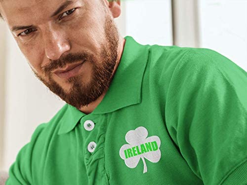 Super Lemon Ireland Irish Adults Rugby Exclusive Retro Vintage Mens Womens Unisex Green Polo Shirt, Great for Any Ireland Rugby Fans for 6 Nations and World Cup Available Upto 3XL - Image 4