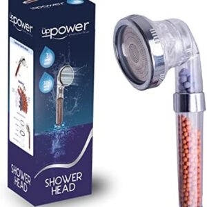 Uppower Shower Head - Ionic Filtered High Pressure Shower Heads - 3 Modes Water Saving Shower Heads - Shower Heads to Increase Pressure