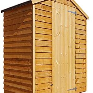 WALTONS EST. 1878 Wooden Garden Shed 3x5 Outdoor Storage Building, Overlap, Apex Roof (3 x 5 / 3ft x 5ft)