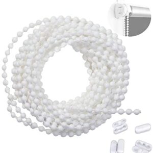 First blinds Roller Blind and Roman Shade Blind Beaded Chain Cord White Plastic Roller Blind Chain 4.5mm (5)
