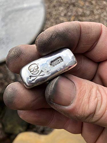 Pirate1 Troy Oz Silver bar - hand pour - Image 3