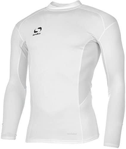 Sondico Kids Base Layer Mock Top Junior Long Sleeve Compression Fit Sports