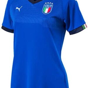 PUMA Women's FIGC Italia Home Shirt Replica Short Sleeve Italy Home Jersey