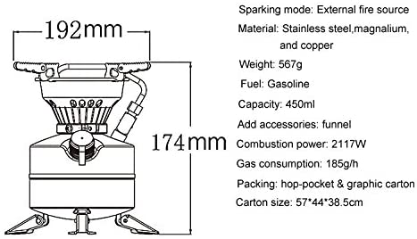 BRS-12A One-Piece Multi-fuel Camp Stoves for Cookout BBQ Camping Fishing Picnic 2-3 Field Operations - Image 5