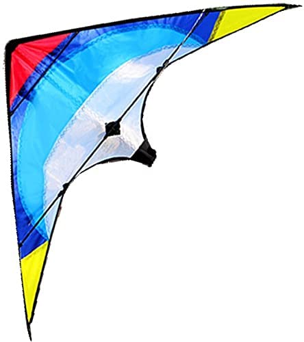 NorthHawk Tie-Dye Stunt Kite with Strings & Carry Bag | Easy to Fly | Great Gift for Kids and Adults | Sports Tricks Dual Line Kite