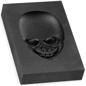 yunnie Casting, Skull Graphite Casting Ingot Crucible Mould for Melting Casting Refining Metal Aluminum Copper Brass