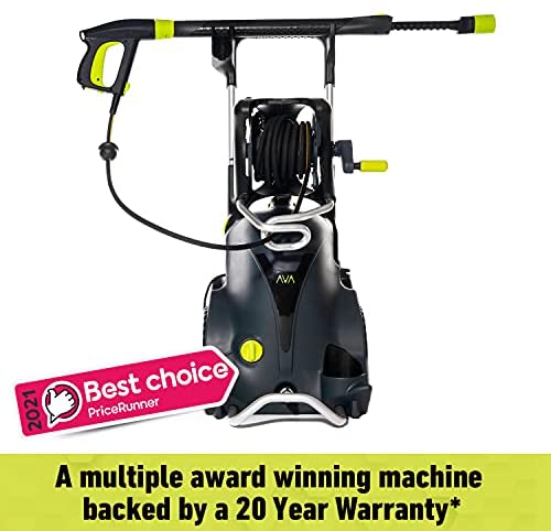 AVA Master P70 Pressure Washer, incl Patio Cleaner, High Power Jet Washer For Car Wash, Garden & Patio Cleaning, 145 Bar 500 L/H 2100 W, Incl Zero-Force Gun, Follow-Me Hose Reel, Zoom Lance - Image 9