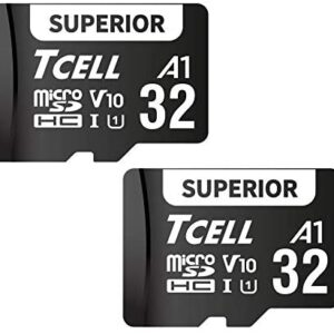 TCELL SUPERIOR 32GB-2PACK microSDHC A1 USH-I U1 95MB/s Full HD Memory Card With Adapter