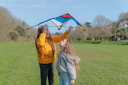 NorthHawk Tie-Dye Stunt Kite with Strings & Carry Bag | Easy to Fly | Great Gift for Kids and Adults | Sports Tricks Dual Line Kite - Image 5