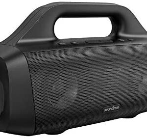 Anker Soundcore Motion Boom Portable Bluetooth Speaker with Titanium Drivers, BassUp Technology, IPX7 Waterproof, 24H Playtime, Soundcore App, Bluetooth 5.0, for Home, Party, Outdoors