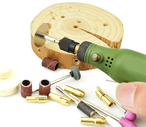 Cordless Rotary Tool, USB Electric Drill 3.7V Mini Grinder with 3 Speed, Wireless Rechargeable Electric Drill Set with 25pcs Accessories Electric Multi-Tool for Polishing, Cleaning and Engraving - Image 7