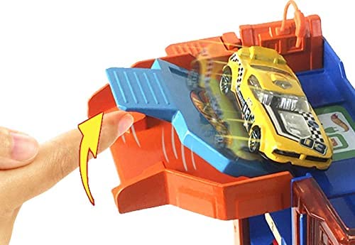 Hot Wheels City Downtown Car Park - 4-Level Garage Playset with 1 Car included - Moveable Features - Connects to Other Sets - Gift for Kids 4+ - HDR28 - Image 2
