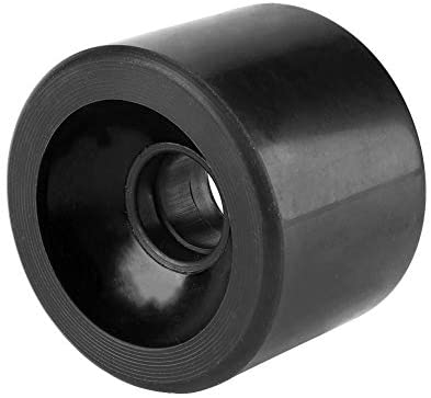 Fafeims 4Pcs 70 * 51mm PU Skateboard Wheels High Resilient Sports Fish Board Wheels Long Board Wheel (Black)
