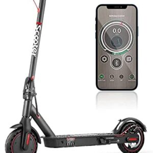 Electric Scooter Adults Fast 25km/h,iScooter i9 Portable E Scooter with APP Control, 25km Long Range, 350W Motor, 8.5'' Maintenance Free Tires,Max Load 264 lbs Electric Scooters for Adults & Teens