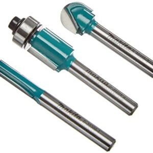 Makita Router Bit Set, 3 Piece, of 30209