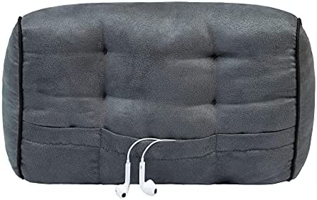 Book Couch iPad Stand | Tablet Stand | Book Holder| Reading Pillow | Reading in Bed at Home | Tablet Lap Rest Cushion | Fun Novelty Gift Idea for Readers, Book Lovers | Phones and eReaders (Grey) - Image 8