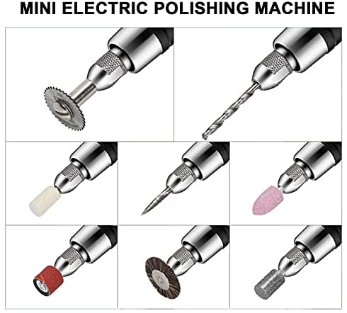 mlloaayo 105pcs Electric Engraving Tool Kit, Mini Electric Grinder Polishing Machine Marker Pen, Suitable For Cutting, Milling, Grinding, Cleaning And Drilling - Image 6