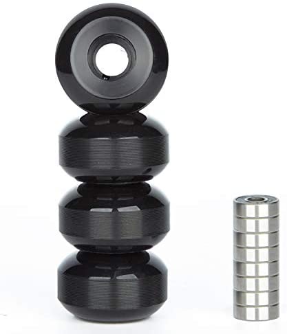 NONMON 4Pcs Skateboard Wheels with Bearings ABEC-9, 52mm 95A Hard for Skateboard Park Tricks Skills Roller Skates, 60mm 78A & 70mm 80A Soft for Cruiser Pro Longboard Street Cruising