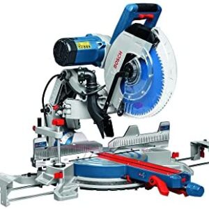 Bosch Professional Mitre Saw GCM 12 GDL (240V, incl. Insert plate, Collet, Internal hexagon, 1 x circular saw blade, Expert for Wood, 305 x 30 x 2.4 mm, 72, in cardboard box)