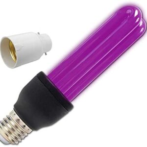 beamz Ultraviolet UV Glowing Black Light Bulb Halloween Party Ultra Violet Lighting 25 Watt E27 Bayonet Socket Fitting