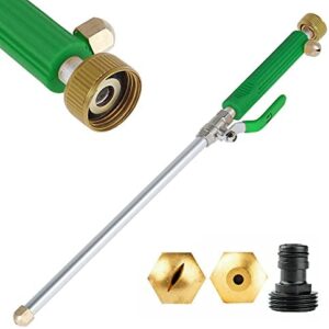 You's Auto Car Washer Water Jet, High Pressure Power Washer Hose Attachment with Replaceable Nozzle, Water Sprayer for Car Home Garden Cleaning Glass (Green)