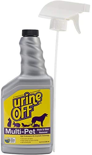 Urine Off Odor and Stain Remover Dog Formula Sprayer Top 16.9oz