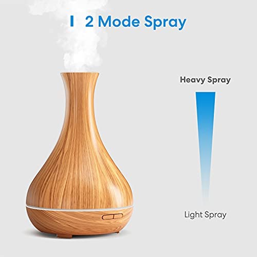Alexa Oil Diffuser - Meross 400ml Smart WiFi Ultrasonic Diffuser, Compatible with Alexa and Google for Home Bedroom, APP Control, BPA-Free, Ultra Quiet - Image 2