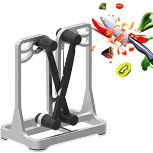 Tripsky Best Kitchen Knife Sharpeners Manual Knife Sharpeners, Upgrade Whole Metal Material Best Knives Sharpeners Sharpens, Hones & Polishes Serrated, Beveled, Standard Blades(Best Gift Option)…