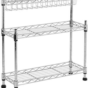 Hartleys 3 Tier Small Wire Storage Rack