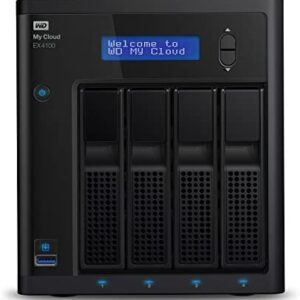 WD My Cloud EX4100 Expert Series 4-Bay Network Attached Storage Diskless, Black