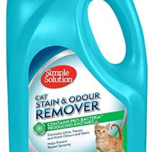 Simple Solution Cat Stain and Odour Remover | Enzymatic Cleaner with Pro-Bacteria Cleaning Power - 4 Litres