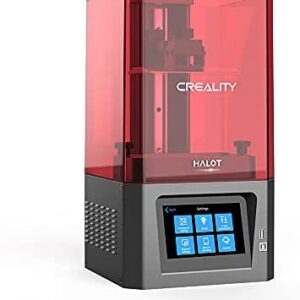 UNOYX Creality HALOT ONE 6 Inch 2K Monochrome 2650X1620 LCD MSLA Photocuring 3D Resin Printer, 2021 new Generation. [UK WARRANTY&SERVICE] Print Size: 127X80X160mm. XY-Axis Precision: 0.01-0.05mm