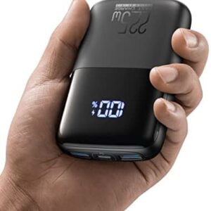 INIU Power Bank, 22.5W Fast Charging 10000mAh USB C Input/Output Portable Charger, PD3.0 QC4.0 Mini Portable Battery Bank USB C with Holder for iPhone 13 12 Pro Max Samsung S21 iPad Pro AirPods etc.