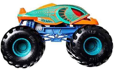 Hot Wheels GTJ34 Monster Trucks 1:24 Scale Vehicles, Gift for Kids Ages 3 Years Old & Up, Multicolor, 12.0 cm*19.0 cm*14.0 cm - Image 4