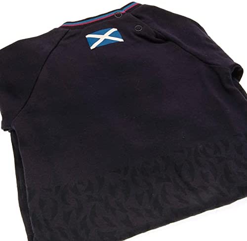Baby Babies Scotland Scottish Rugby Kit Sleepsuit Pyjamas All In One Home Kit Colours 100% Official - Image 2