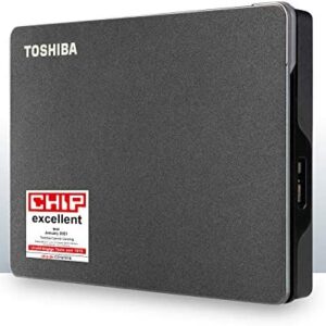 Toshiba 1TB Canvio Gaming Portable External Hard Drive, USB 3.2. Gen 1, for Play Station and Xbox, Black (HDTX110EK3AA)