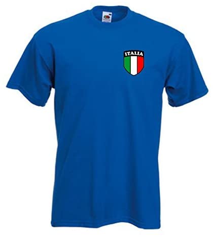 Italy Italian Italia National Football Soccer Rugby Team T-Shirt Jersey